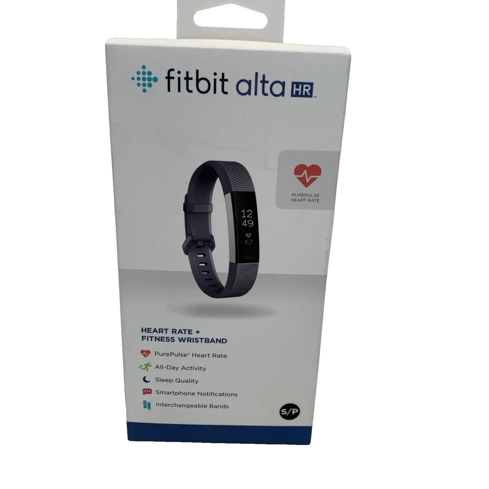 Fitbit Alta HR Fitness Tracker W Heart Rate, 7 Day Battery Life, Size SM READ